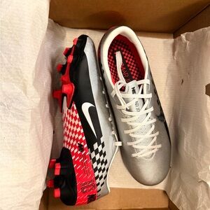 Nike Kids Sneakers - Black, Red, and White